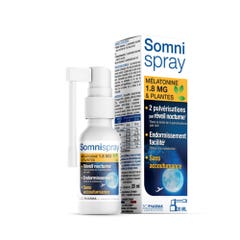 3C Pharma SOMNISPRAY Peaceful Sleep Melatonin 1,8mg and plants 20ml