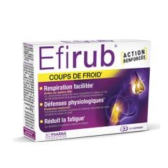 3C Pharma Efirub EFIRUB® Respiratory Comfort Coups de froid 30 tablets
