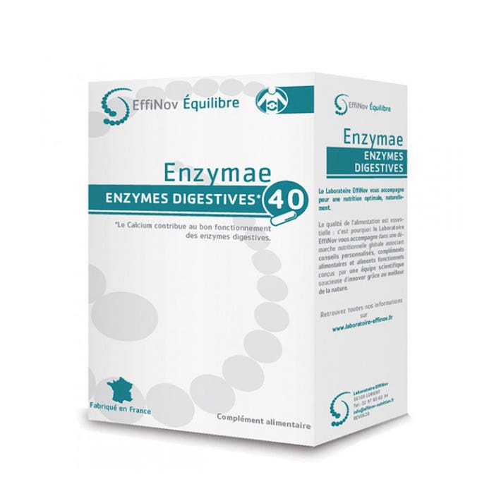 Enzymae 40 capsules Digestive enzymes Effinov Nutrition