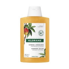 Klorane Mangue Nourishing Treatment Shampoo With Mango Butter Cheveux secs 200 ml