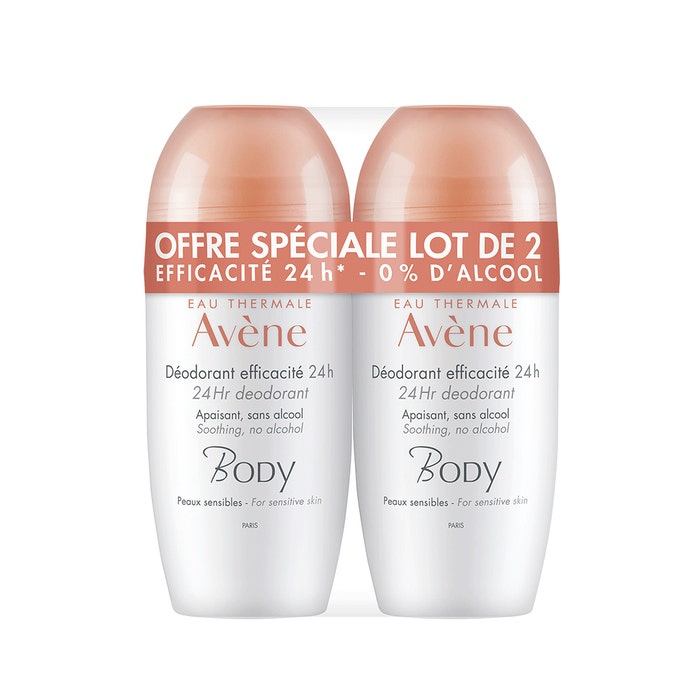 Avène Body 24H Deodorant Duo 2x50ml