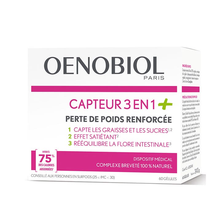 Oenobiol Minceur Fat Absorber 3-in-1 60 capsules