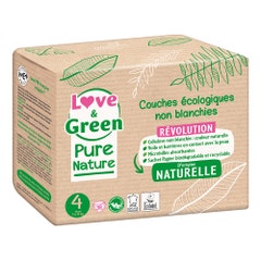 Love&Green Pure Nature Ecological nappies Size 4 x 38