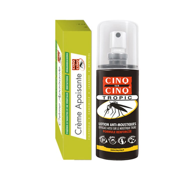 3-in-1 Soothing Cream + Mosquito Repellent Duo 40ml +75ml From 3 years old Cinq Sur Cinq