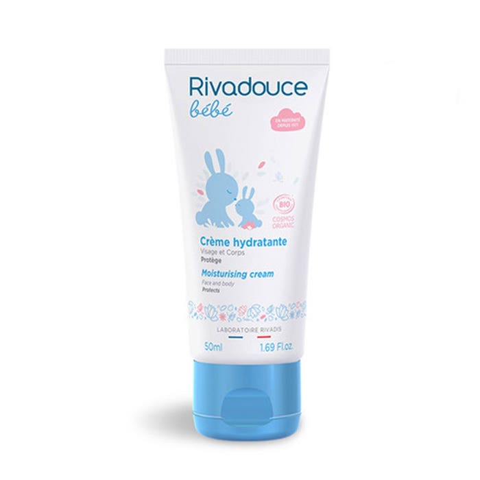 Organic Hydrating Cream 50ml Bébé Face and Body Rivadouce