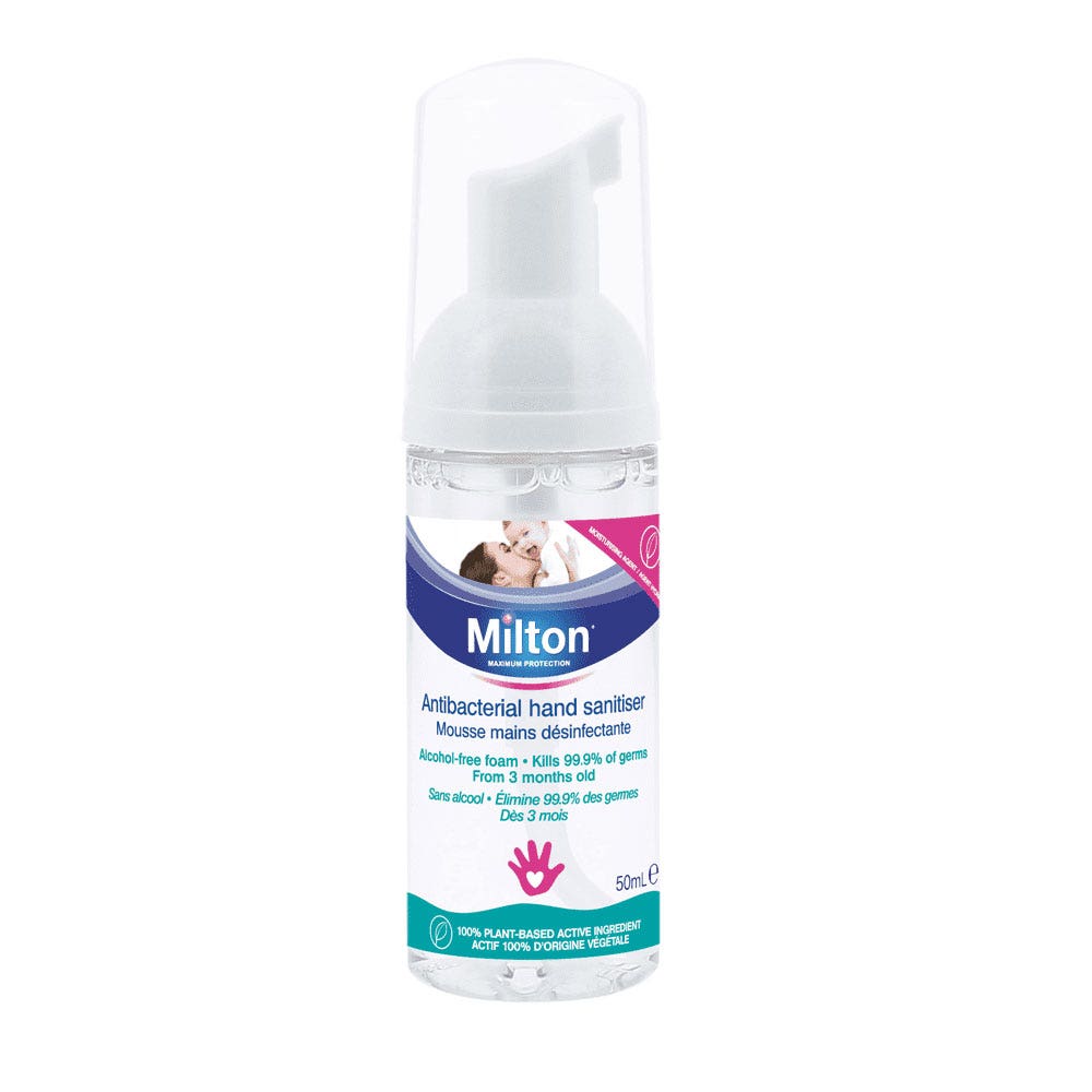 Milton Disinfectant Hands Foam Hands 50ml Easypara