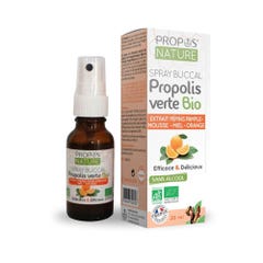 Propos'Nature Mouth Spray Organic Green Propolis Grapefruit Honey And Orange 20ml
