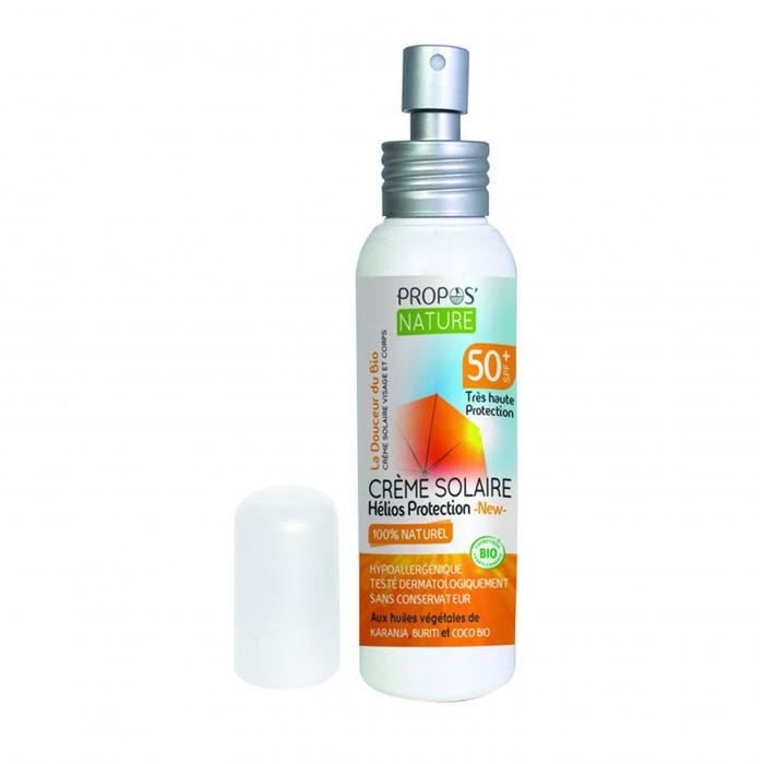 Organic High Protection Cream Spf50+ 75ml Propos'Nature