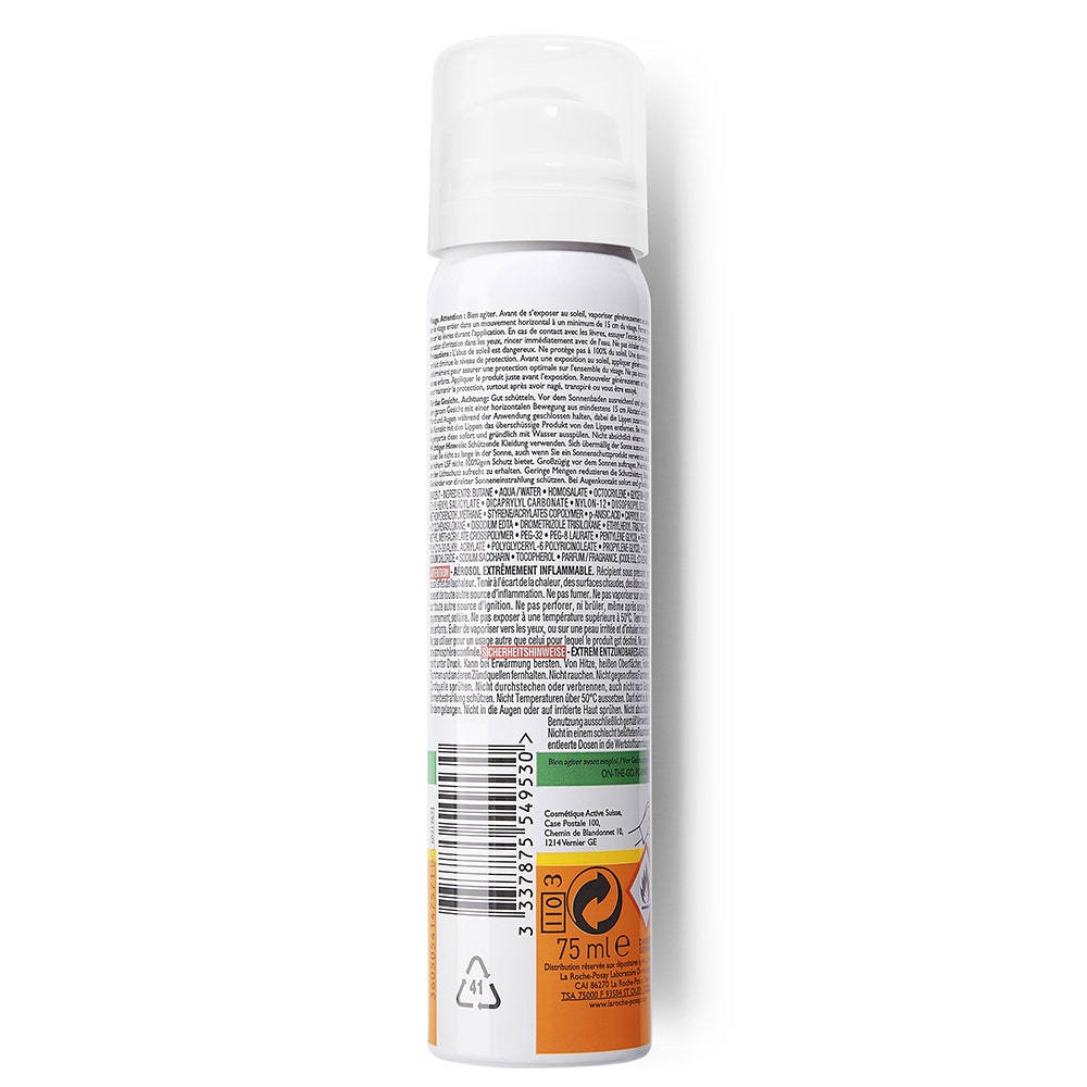 La Roche-Posay Anthelios Anti-shine SPF50+ sun mist sensitive skin