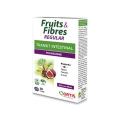Ortis Fruit &amp; Fibre Regular Intestinal Transit 30 tablets