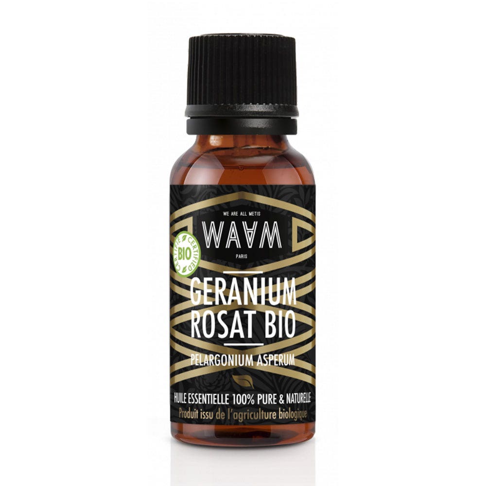 Waam Geranium Rosat Organic Essential Oil 10ml