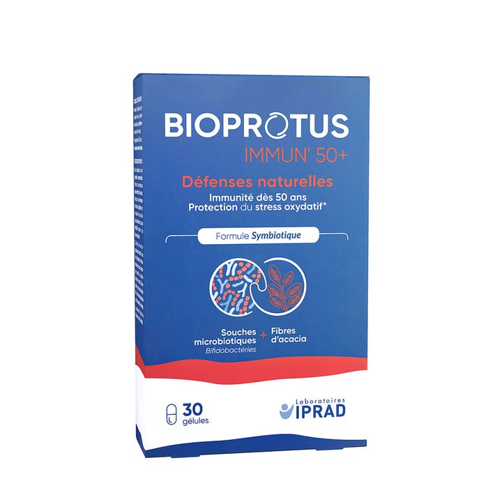 Iprad Bioprotus Probiotics Senior Défenses naturelles 30 capsules