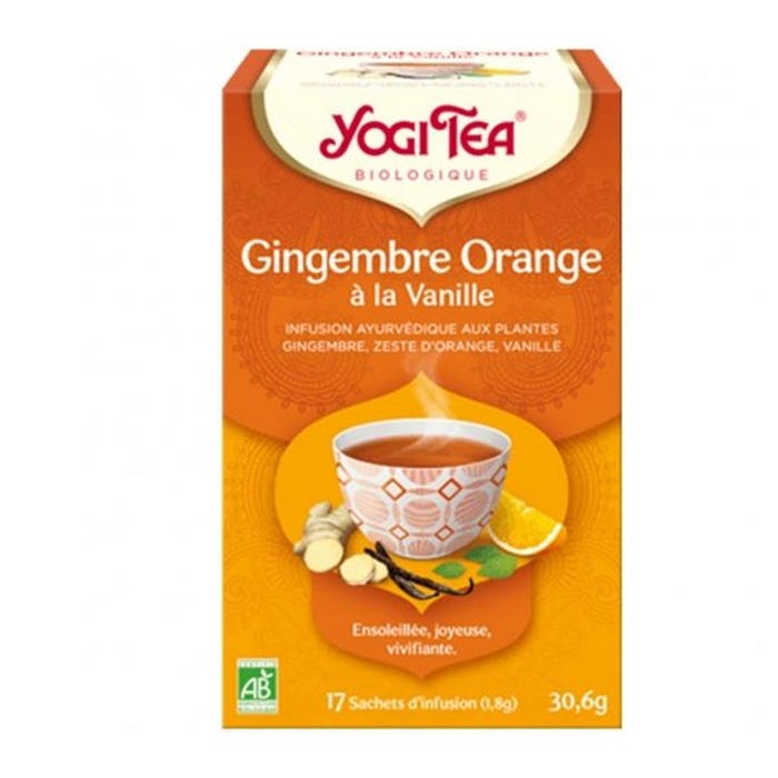 Orange ginger 17 Sachets Yogi Tea
