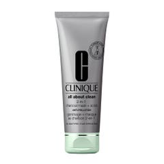 Clinique All About Clean Scrub + Charcoal Mask 2-in-1 121g