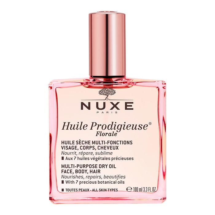 Nuxe Huile Prodigieuse Multi Purpose Oil Face Body & Hair Very Dry Skin Visage Corps Et Cheveux 100ml