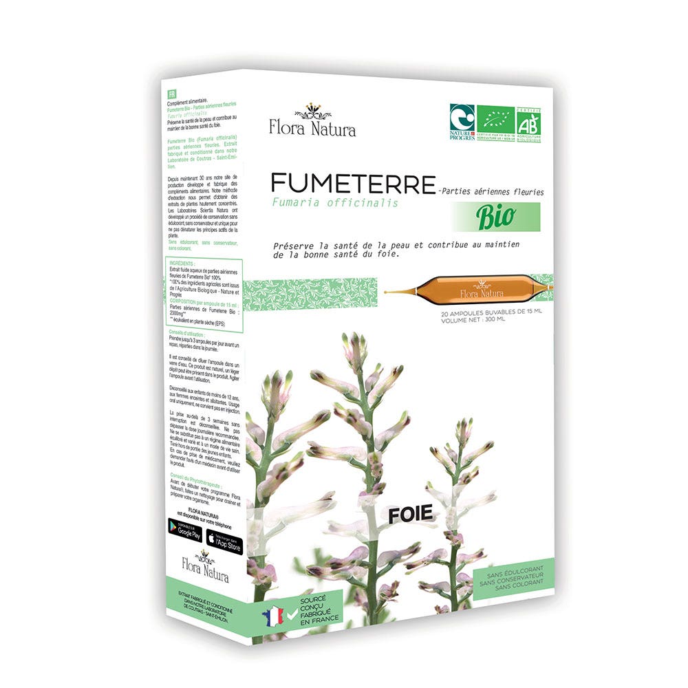 Flora Natura Fumitory Bioes Liver 20 ampulas