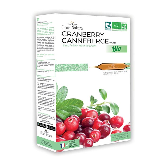 Cranberry Bioes 20 ampulas Flora Natura