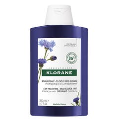 Klorane Centaurée Shampoo With Centaury Bio Cheveux Blancs Ou Gris 200ml