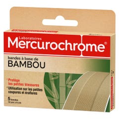 Mercurochrome Bamboo-based strips x5