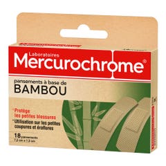 Mercurochrome Bamboo-based Plasters 18 units