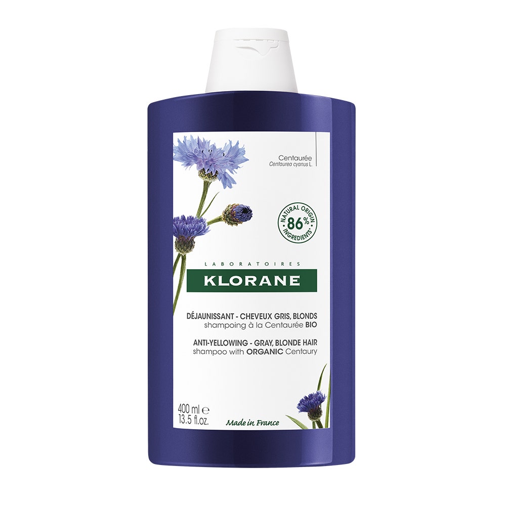 Klorane Centaurée Anti-Yellowing Shampoo Organic Centaury 400ml