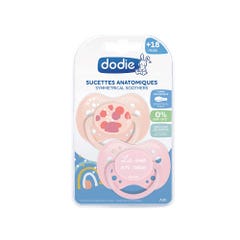 Dodie Anatomical soothers Sunny Life Collection 18 months and Plus x2