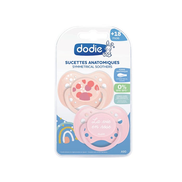 Dodie Anatomical soothers Sunny Life Collection 18 months and Plus x2