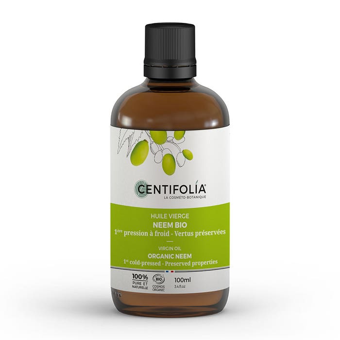 Organic neem oil 100ml Huiles végétales Centifolia