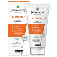 Zuccari [aloevera]2 ALOE-OIL Repair Cream 150m Aloe vera and essential oils Hyaluronic Acid 150ml