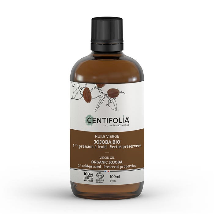 Organic virgin jojoba oil 100ml Huiles végétales Centifolia