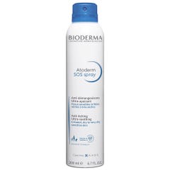 Bioderma Atoderm Sos Anti Itching Ultra Soothing Spray Irritated Skins Peaux très sèches à tendance à l’eczéma atopique 200ml