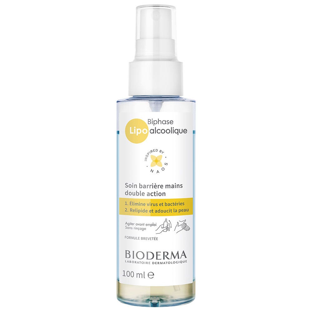Bioderma Biphase Lipo Alcoolique Replenishing & Protective Barrier Treatment 100ml