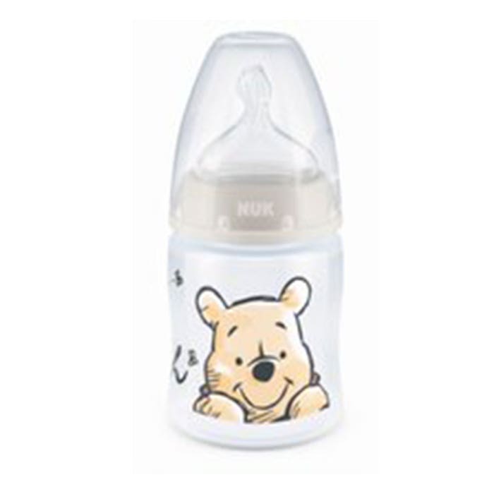 Nuk Winnie the Pooh First Choice Temperature Control + Silicone Feeding Bottle From 0 to 6 months 150ml