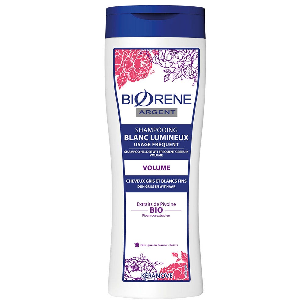 Biorène Silver Le Blanc Luminous Volumea Shampoo Grey and white hair ...