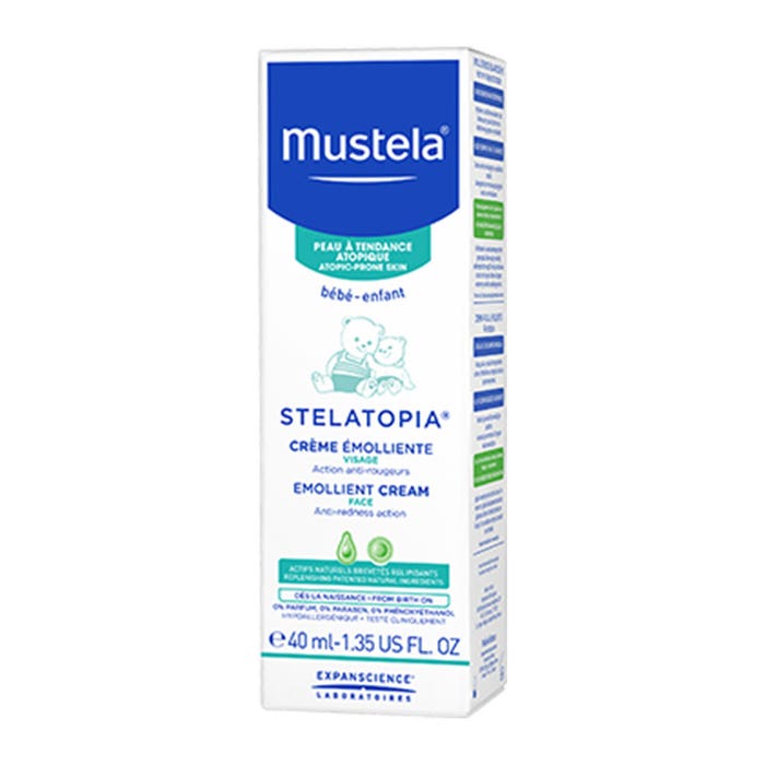 Stelatopia Emollient Face Cream 40ml Mustela