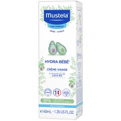 Mustela Hydra Baby Face Cream Normal Skin 40 ml