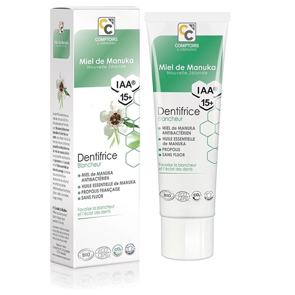 Comptoirs Et Compagnies Toothpaste Whitening Bioes Manuka Honey 75ml