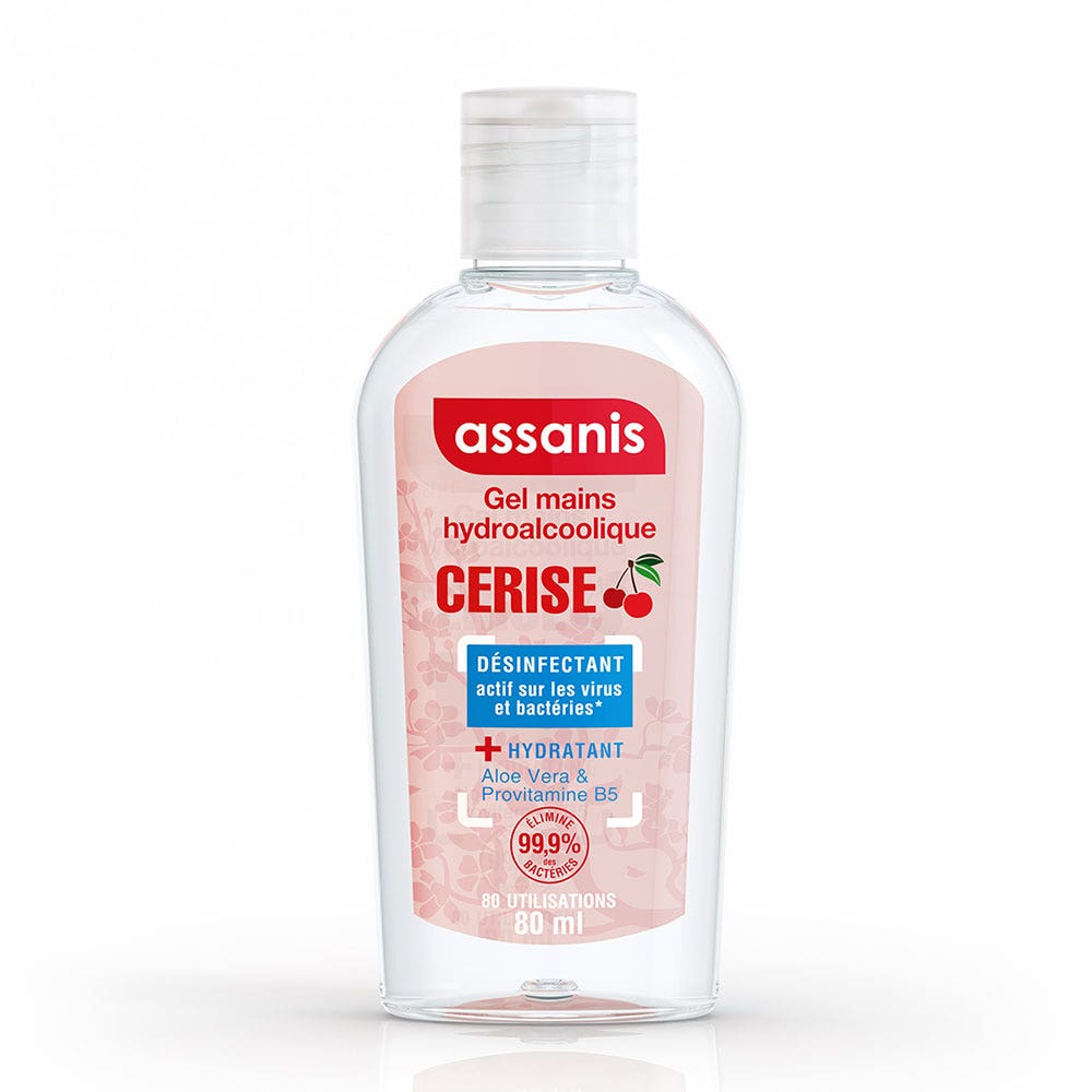 Assanis Perfumed Pocket Sanitizing Gel Cerise 80ml