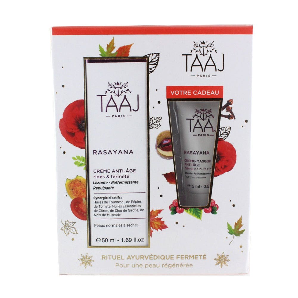 Taaj Rasayana Firming Anti-Aging Cream 50ml + Mask 15ml 75ml - Easypara