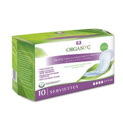 Organyc Extra pads for bladder weakness x10