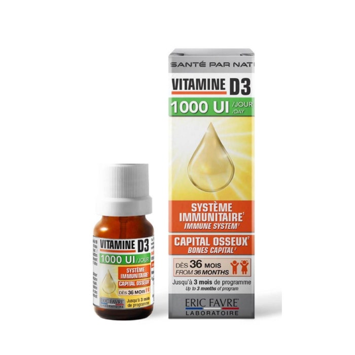 Eric Favre Vitamin D3 Drop Count 20ml