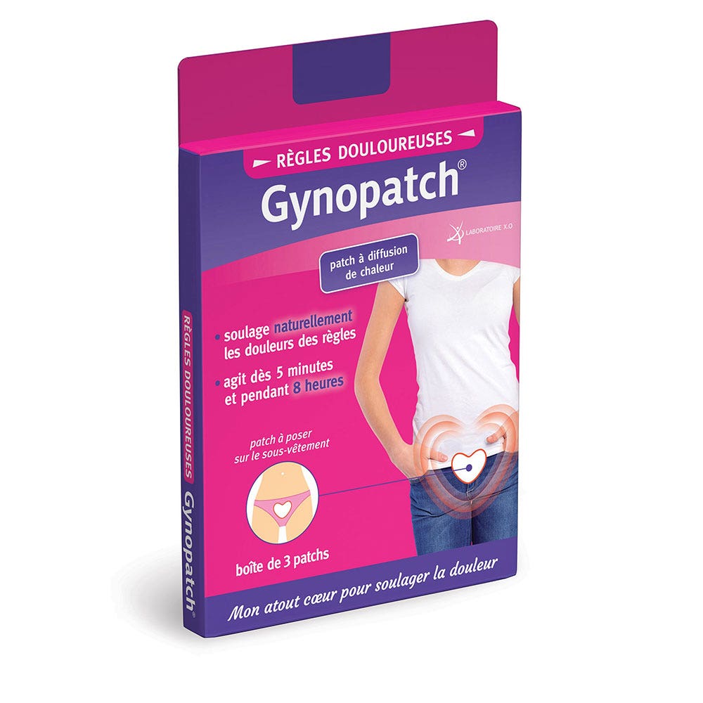 Laboratoire X.O. Period pain Gynopatch 3 patches