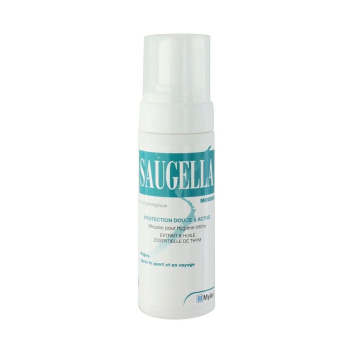 Intimate hygiene foam 150ml Active & gentle protection Saugella