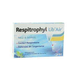 Jolly Jatel Laboratoires Respitrophyl Lib'Air Nose &amp; Throat 15 capsules