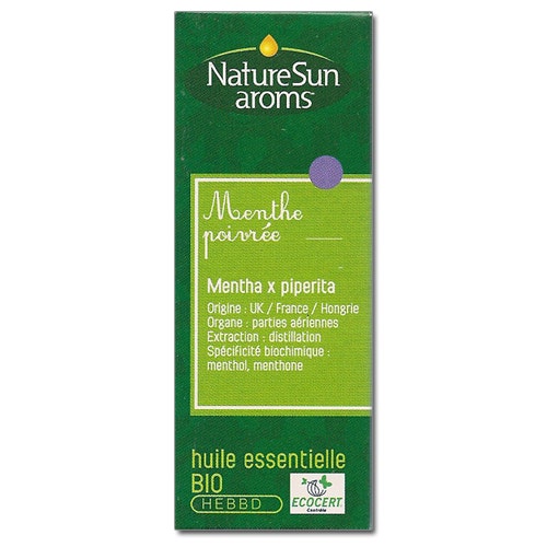 Peppermint Essential Oil 30ml Naturesun Aroms