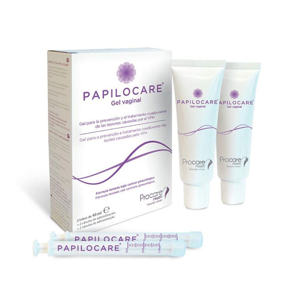 Procare Papilocare Vaginal Gel 2 Tubes With Applicators 2x40ml