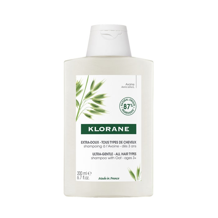Ultra-soft shampoo 200ml Avoine All hair types Klorane