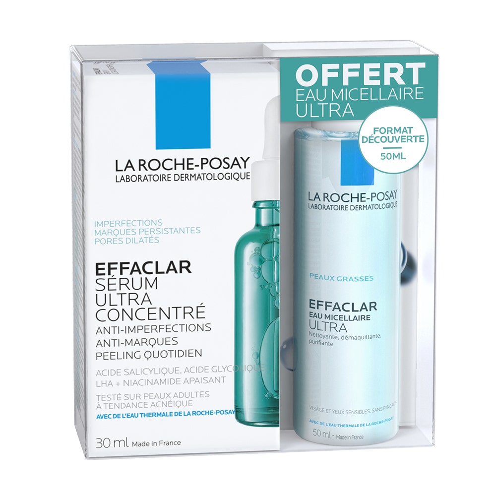 La Roche-Posay Effaclar Anti-blemish Serum + Micellar Water DUO 30ml + 50ml