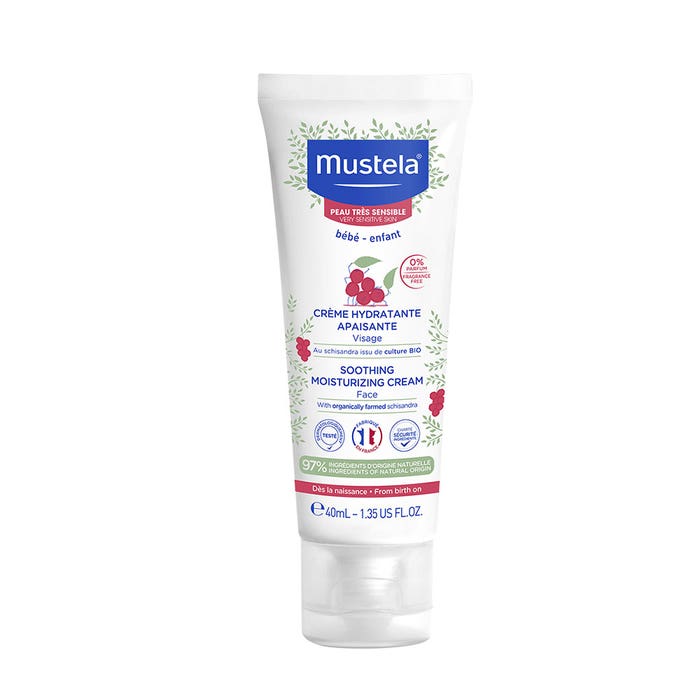 Mustela Soothing Moisturising Cream Face 40ml Mustela