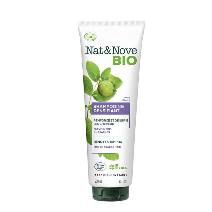organic densifying shampoo 250ml fine or fragile hair NAT&NOVE BIO